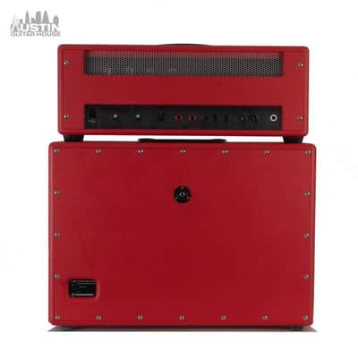 Guytron GT100 F/V Head & Cab Red Tolex image 13