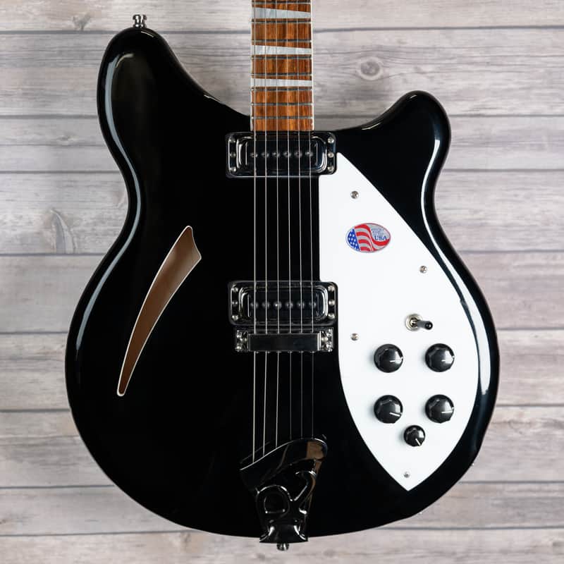 Rickenbacker 360 Semi-Hollow Electric Guitar | Jetglo | Brand New | $95 Worldwide Shipping! image 1
