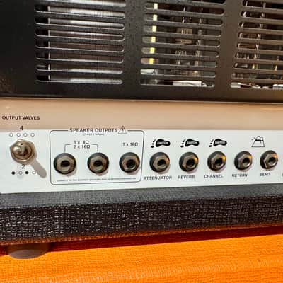 Orange ROCKERVERB 100H ( 100 W/70 W/50 W/30W) - BLACK EDITION image 14