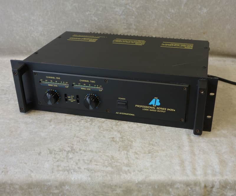 USA made AB International Professional Series 9420a power amp | Reverb
