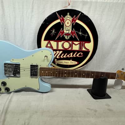 Fender Vintera '70s Telecaster Custom Guitar with Case 2022 - Sonic Blue / Pau Ferro fingerboard image 3
