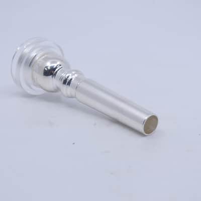 ACB TA1 Trumpet Mouthpiece with a Clear Acrylic Rim - Silver/Acrylic image 4