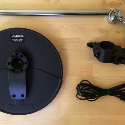 NEW-Alesis SURGE/COMMAND 10" Cymbal Expansion Set: 10 Inch Choke Cymbal, 21" Cymbal Arm, Clamp,Cable image 1