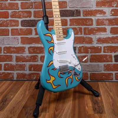 Fender Limited Edition Tyler The Creator Signature Stratocaster Golf Le Fleur Artwork 2019 w/Gigbag image 3