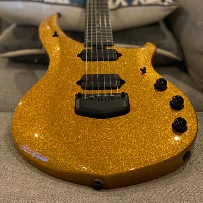 Ernie Ball Music Man Majesty BFR 2018 Gold Sparkle image 1
