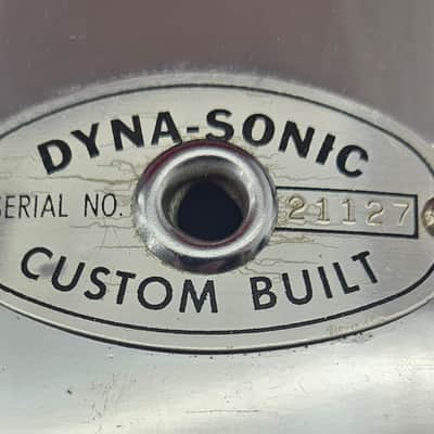 Rogers Dyna-Sonic 14x5 Snare Drum 1960s - Chrome Over Brass image 4