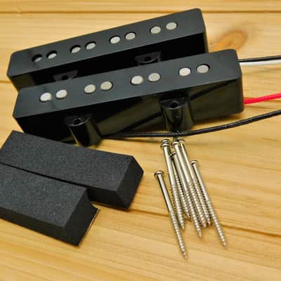 Artec Split Jazz Bass Noiseless Alnico 5 Pickup Set HOT! 11k / 13k image 5