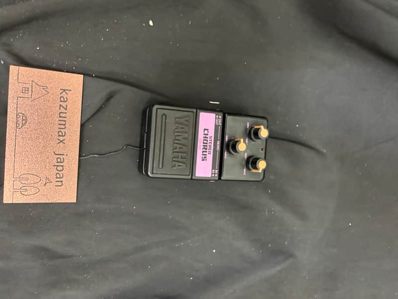 Yamaha CH100 Stereo Analog Chorus Guitar Effects Pedal Vintage Japan Tested image 1