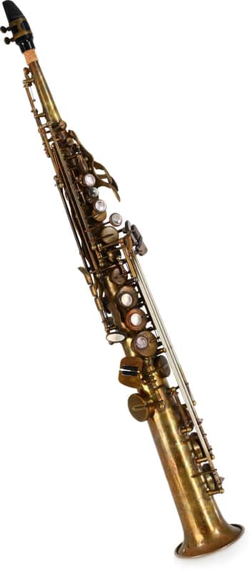 Sax Dakota SDSS-XR-72 XR Series Soprano Saxophone - Raw Bronze image 1