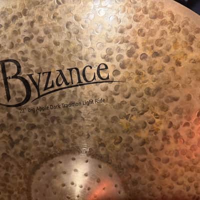 MEINL 🥁 Big Apple dark tradition light ride 22” ride cymbal image 4