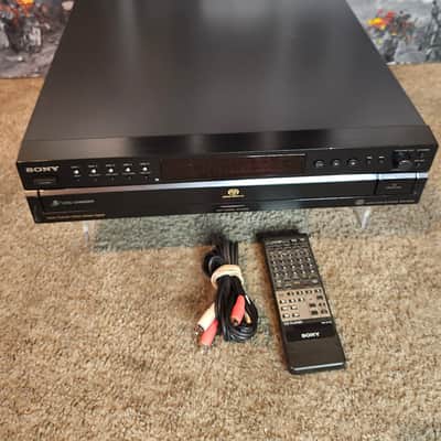 Immagine Sony Sony SCD-CE595 5-disc carousel CD and SACD (Super Audio CD) changer 2004 - Black - 7