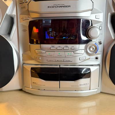 Panasonic SA-AK18 5 CD Changer/Dual Deck Stereo System New Belts Fully Working🔥 image 6