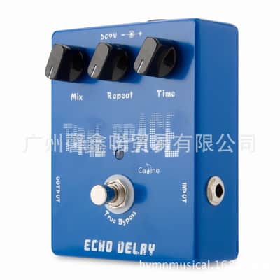 Caline CP-17 Echo Delay Pedal 600ms Max True Bypass, price included Import Duty to USA image 2