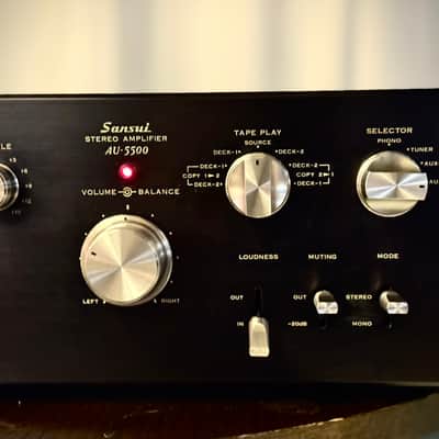🎶✨ Sansui AU-5500 / AU5500 Vintage Integrated Amplifier