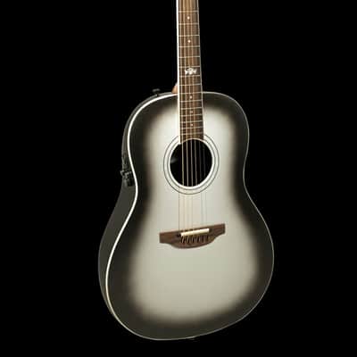 Ovation 1516 Ultra Series Mid-Depth Acoustic-Electric Guitar Silver Shadow image 2
