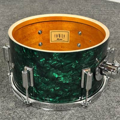 Rogers Tower 3pc Drum Set Green Marine Pearl 20/12/14 image 7