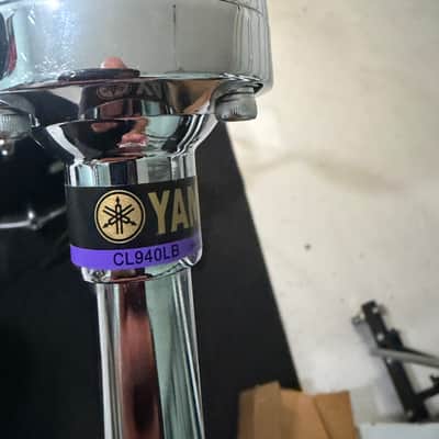 Yamaha CL940LBW Tom Arm Ball Mount & Clamp with Long Rod, Long Pipe 2010s - Chrome image 2