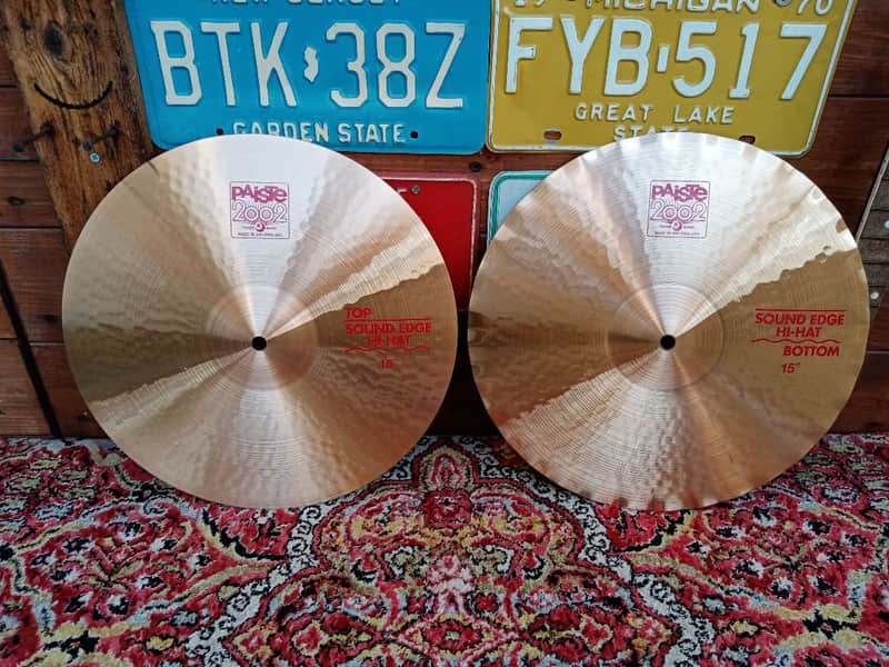 PAISTE 2002 15" Sound Edge hi hat. Nuovo. image 1