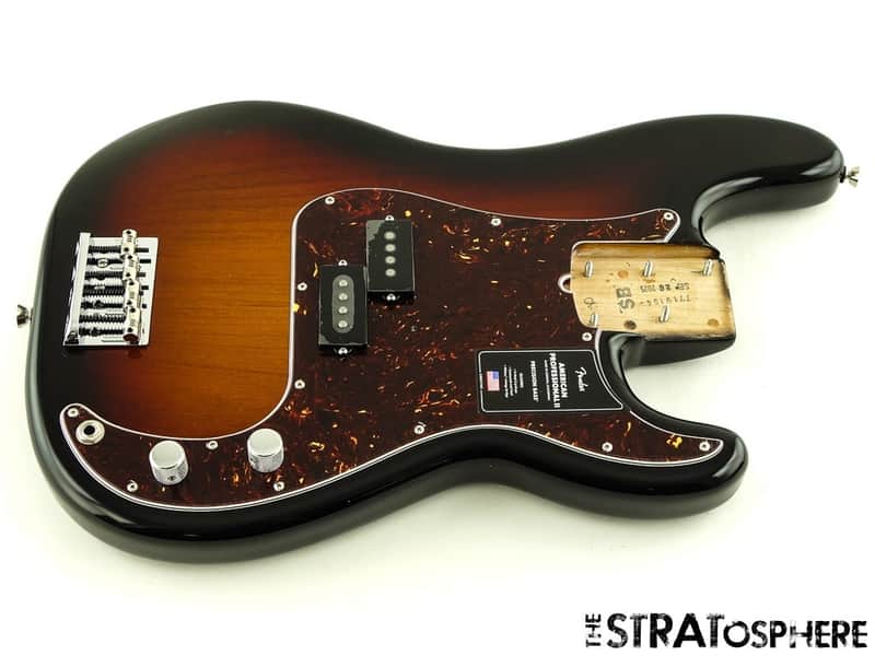 Fender American Professional II Precision P Bass LOADED BODY, Sunburst 3TS image 1