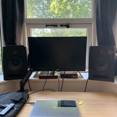 ADAM Audio F7 Active Nearfield Monitors (Pair) 2010s - Black image 2