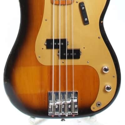 1983 Fender Precision Bass American Vintage '57 Reissue sunburst Fullerton image 1