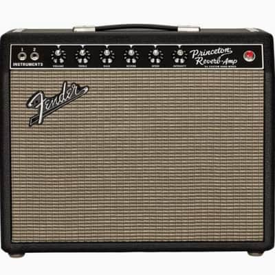 Fender '64 Custom Hand-Wired Princeton Reverb-Amp 12-Watt 1x10" Guitar Combo 2020 - Present - Black image 1