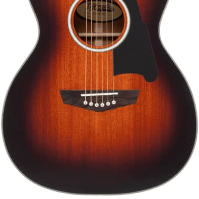D'Angelico Excel Tammany Acoustic-Electric Guitar â€“ Mahogany Burst, Solid Sitka Spruce Top, Fishman Sonitone image 5