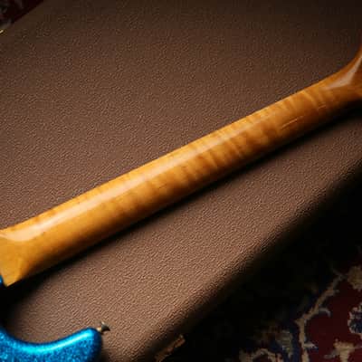 Fender USA Custom Shop 62 Flamethrower Stratocaster Relic Blue Sparkle image 19