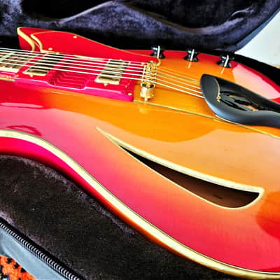 ONG Blues Guitar Muddy 2000 - Cherry Sunburst image 2