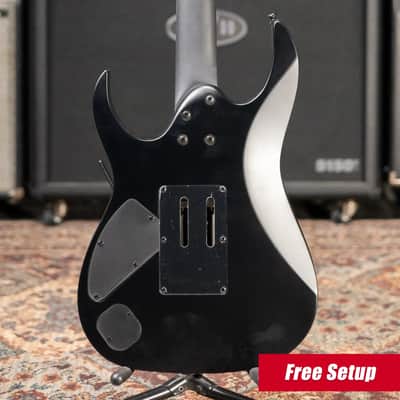 Ibanez RGRB620 Iron Label Electric Guitar - Black Flat image 2