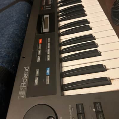 Roland Alpha Juno-1 49-Key Programmable Polyphonic Synthesizer 1985 - 1988 - Black image 3