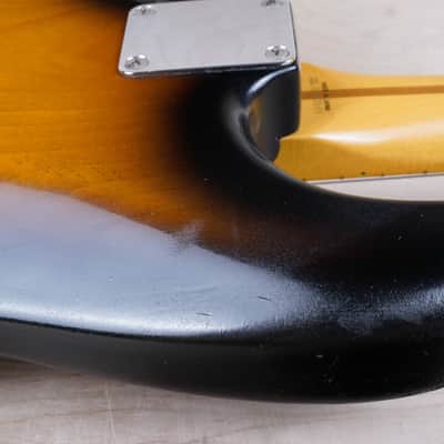 Fender ST57-900 (ST57-115) '57 Stratocaster Reissue MIJ 1991 Tobacco Sunburst Lacquer Finish USA Pickups Made in Japan Vintage w/ Hard Case image 13