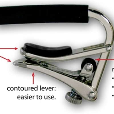 Shubb Guitar Capo Nickel Finish C4 image 3