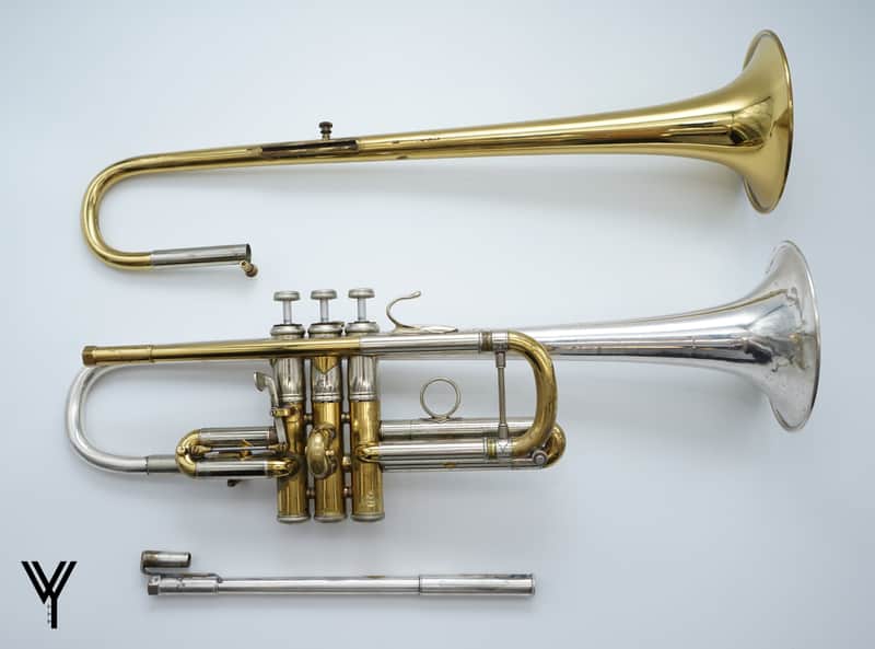 Bach Early Elkhart Corporation 229/239 C Trumpet 1966 image 1