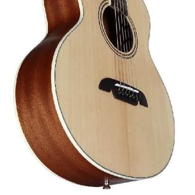Alvarez LJ2E Little Jumbo Acoustic Electric Travel Size Guitar Natural Finish image 3