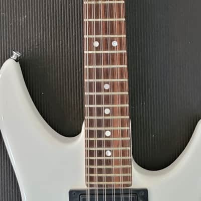 Rare Peavey Milestone 12 White 12-String USA w/ OHSC image 6
