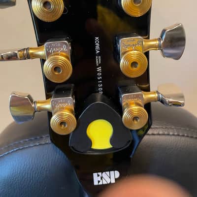 ESP LTD EC-1000 Eclipse electric guitar black EMG 89XR 89X 18v battery PLEK’ed EVO-gold frets Sperze image 6