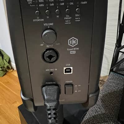 IK Multimedia Immersive Bundle - iLoud MTM 2-Way Active Studio Monitor 2019 - Present - Black image 3