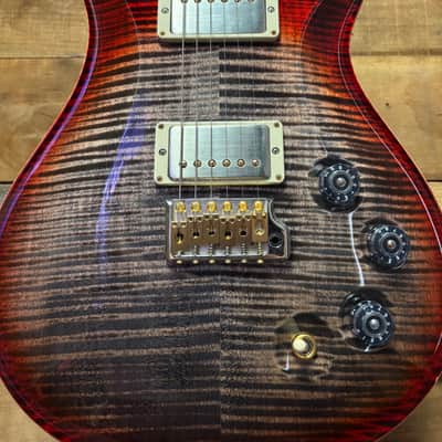2022 PRS DGT 10-Top Charcoal Cherry Burst w/case image 2