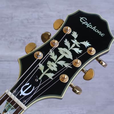 2015 Epiphone Sheraton II Pro Semi Hollowbody (Ebony) image 2