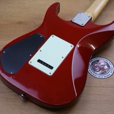 1990 Charvel Jackson Japan DK-065-SSH Dinky Superstrat (Red) image 7