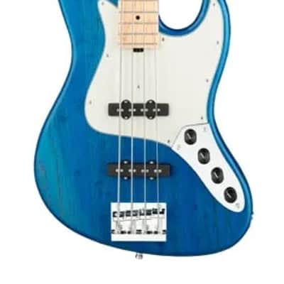 Sadowsky MetroLine 21-Fret Vintage J/J Bass-Swamp Ash Body-4 String-Ocean Blue Transparent Satin image 2