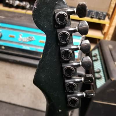 MIJ Floyd Rose Fender Stratocaster 1984 Black image 8