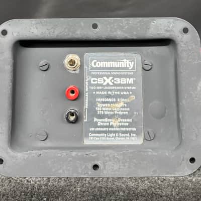 Community CSX-38M Crossover 2-way Pair image 2