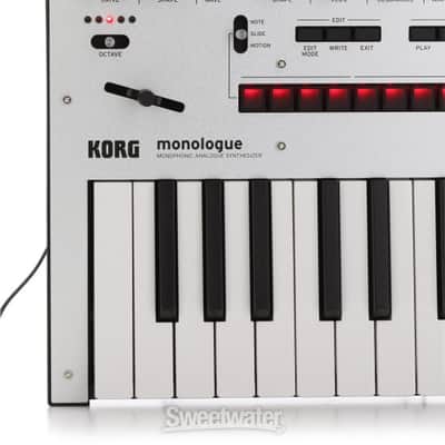 Korg monologue Analog Synthesizer - Silver (MonologueSVd2) image 6