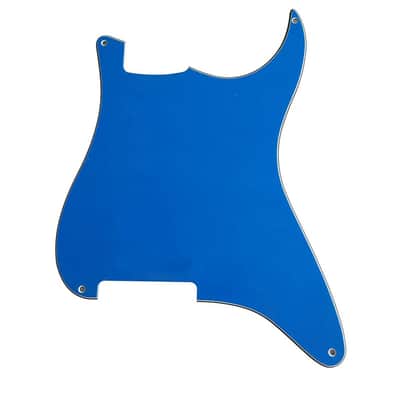Strat Pickguard No Holes - 4-Ply Blue image 1