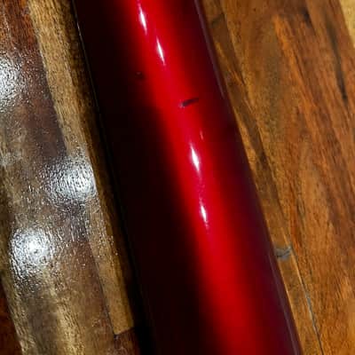 Hondo Alien Headless Bass 1980 Candy Apple Red image 10