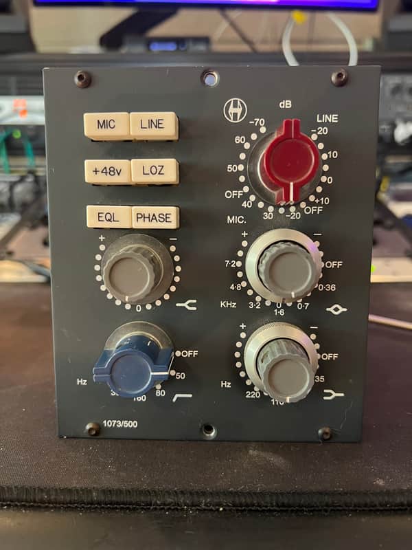 Heritage Audio 1073/500 Pre/EQ 500 Series Module 2013 - 2018 - Blue image 1