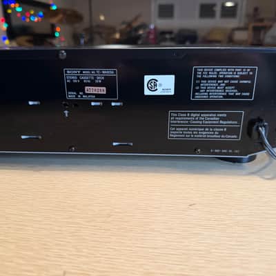 Sony TC-WA8ESA Dual Cassette Deck FULL FRESH SERVICE NEAR MINT SHAPE V RARE🎶🔥 image 10