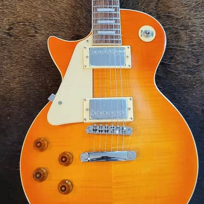 Firefly LH Left Handed FFLPS Les Paul Transparent Honey Flame image 1